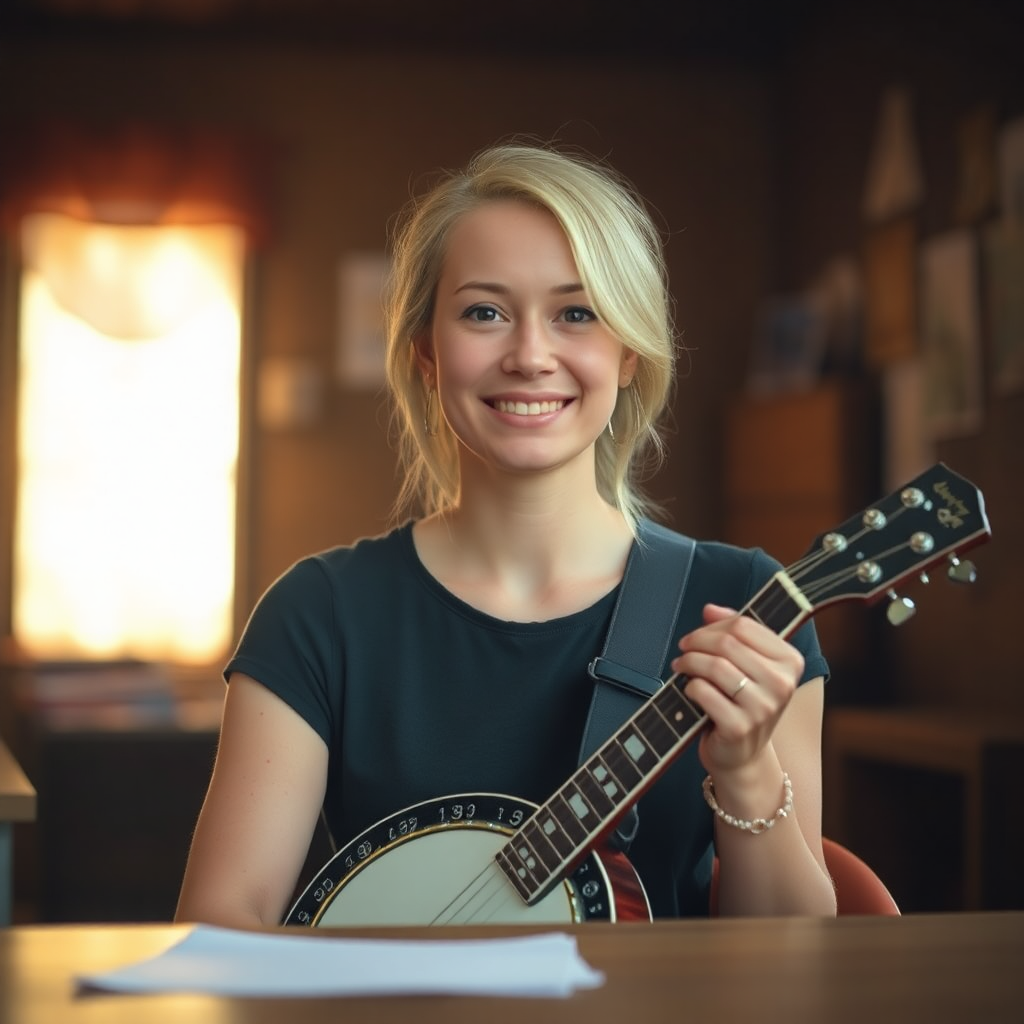 Coffee, banjo, and a quiet promise